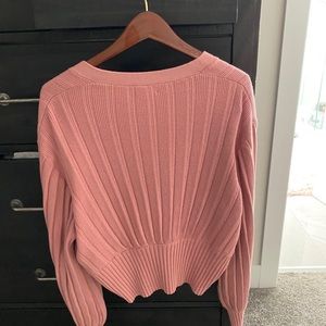 wilfred plunge front cardigan